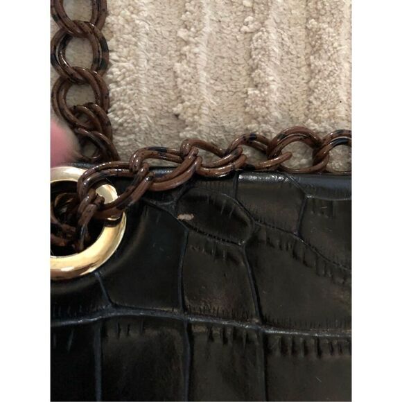 Antonio Melani Croc Chain Shoulder Bag - Picture 13 of 16